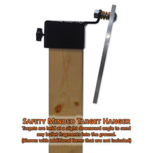 Copper Ridge Outdoors angled target holder side view