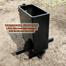 Slide-In 2x4 Target Stand Base With Spike