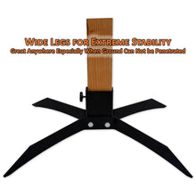Copper Ridge Outdoors on-ground target stand base with 2x4