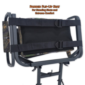 Copper Ridge Outdoors deluxe hang-on stand flip-up seat