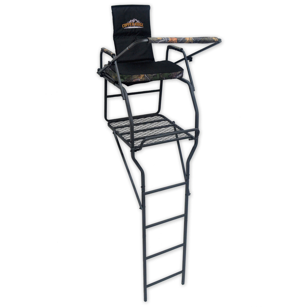 comfortable jumbo hunting ladder stand