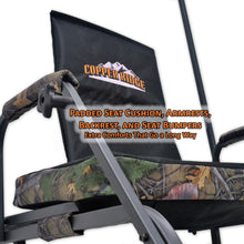 padded seat cushion, armrests, backrest, and seat bumpers provide extra comfort