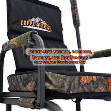 padded seat cushion, armrests, backrest, and seat bumpers provide extra comfort
