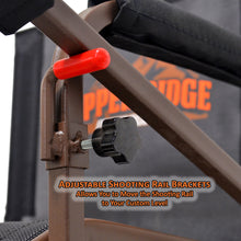adjustable shooting rail brackets allow you to move the shooting rail to your custom level