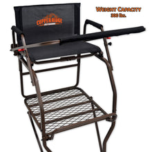 ladder stand seat capacity of 300 pounds