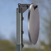 Copper Ridge Outdoors T-post hanger with target side view