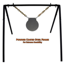 Copper Ridge Outdoors steel gong target with stand front view