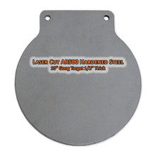 Copper Ridge Outdoors steel gong target with stand target close up