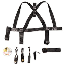 harness, safety kit, and instructional DVD for hunting